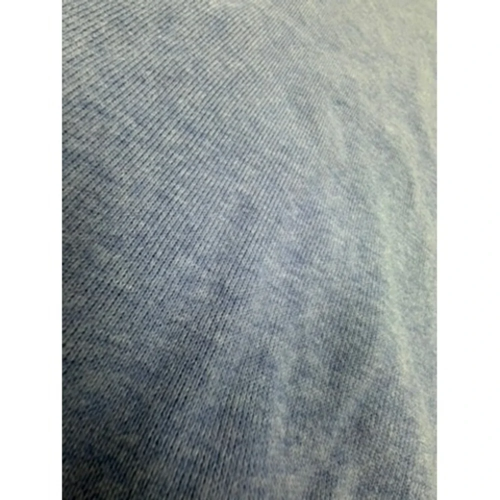 Polo Ralph Lauren Mens‎ Light Blue Heather Quarter Zip Pullover Sweater Large